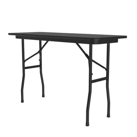 CFPX Correll Inc. Commercial High-Pressure Folding Table Standard Height Stone Look Laminate for Heavy Duty Home, Office, School, Food Service & Commercial Use with Mar-Proof Plastic Foot Caps & Edge Molding - Cube