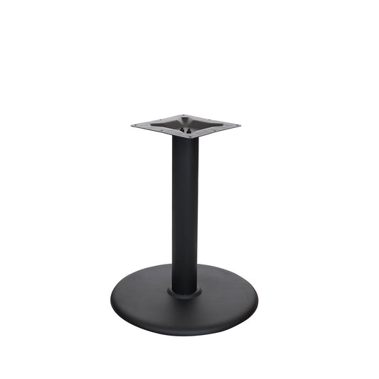 STB BFM Seating Stamped Steel Round Base Bolt-on Top Plate With Modern Design and Stamped Steel , Base Size 18” -  30″ Column Diameter 3″ - 4″