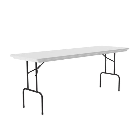 RS3072-96 Correll inc. Counter/Standing Height Folding Tables 36” Height with Waterproof, Scratch and Stain Resistant Use for Food Preparation, Laundry Room, or Shop Use - Cube: 4.00
