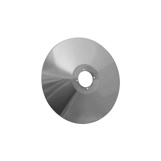 CM512 SS Alfaco Globe A281 12” Stainless Steel Slicer Blade for Chefmate GC512 Models - 4 Mounting Holes
