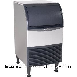 CU0920MA1A United Refrigeration Inc. Undercounter Cube Ice Machines Slide Back Door 24x20x38  Storage Capacity (Lbs.):57 Voltage:115/1/60