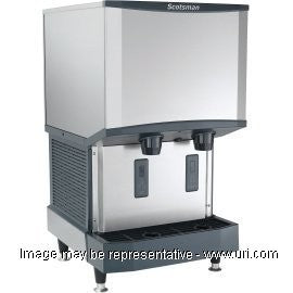 HID525 United Refrigeration Inc. Ice and Water Dispensers Countertop  Stainless Steel Evaporator and Exterior Panels With Led Diagnostic Lights 24.38x21.25x35 Storage Capacity (Lbs.):25