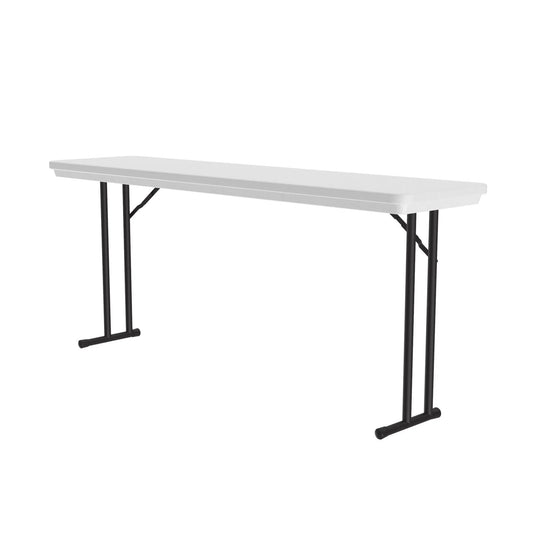 R2448-3060-72-96-R60 Correll Inc. Heavy Duty Commercial Plastic Folding Tables Standard Height with Light Weight, Easy Handling, Heavy Duty Commercial Use for Hand Parties, Tailgating, Picnics, Games, and Even Camping - Cube
