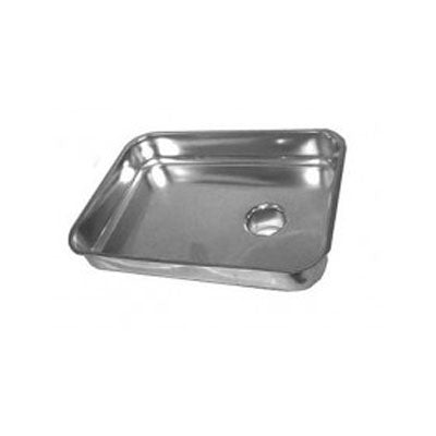 22 H PAN Alfaco Meat Feed Pan Used for 22 H CCA Grinder, Made of Stainless Steel - Hub Size: 22, Weight: 3 Lbs, Dimensions: 12” X 9” X 2”