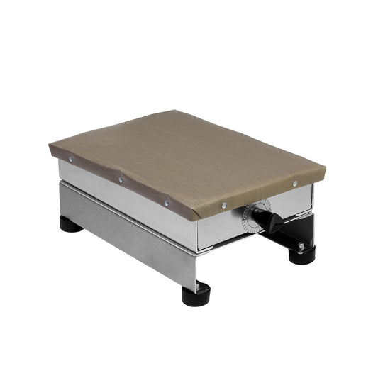 TT69 Alfaco Heat Seal 6″ X 9″ Hot Plate (Table Top), Comes With Non Stick Cover and Adjustable Thermostat From 100” F to 450° F, Made of Heavy Cast Aluminum and Stainless Steel - Voltage: 115 Volts, Cord: 6-1/2 Ft, Weight: 5 Lbs