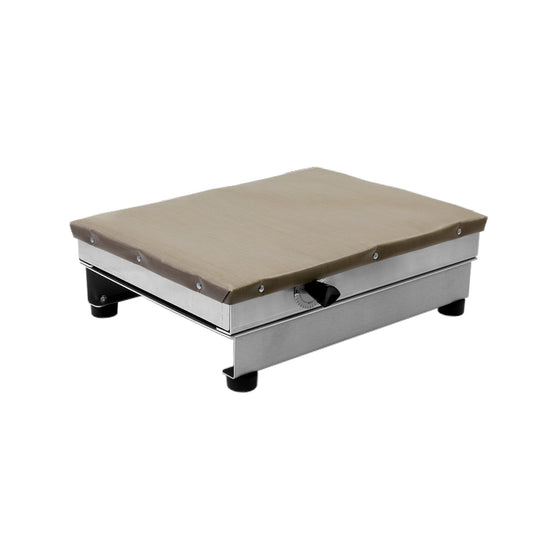 TT912 Alfaco Heat Seal 9″ X 12″ Hot Plate (Table Top), Comes With Non Stick Cover, Large Sturdy Rubber Feet and Adjustable Thermostat From 100°F to 450°F - Made of Heavy-Duty Aluminum and Stainless Steel, 110 Volts, 6.5 Amps, 9 Lbs