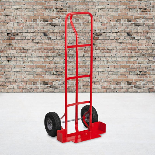 XU-CH-DOL-GG Flash Furniture Heavy Duty Metal Chiavari Stack Chair Dolly Used To Move Chairs Around The Building With Ease Made Of 16 Gauge Steel Frame And Red Powder Coated Frame Finish With Two 10" Diameter Wheels /22.25W x 18D x 52H, 300 lbs  Capacity