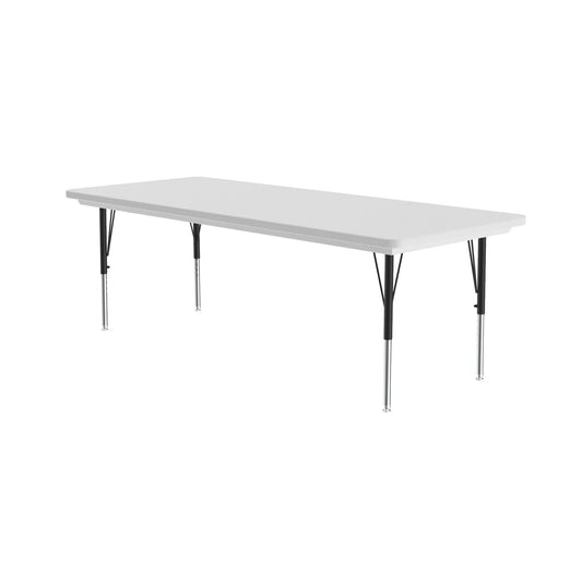 AR3072-AM-23 Correll Inc. Anti-microbial Heavy Duty Commercial Plastic Activity Tables With Tops Are Light Weight, Scratch and Impact Resistant for Heavy-Duty Commercial Use Day in and Day Out - Cube: 4.00