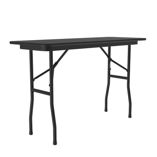 CFTF Correll inc. Thermal Fused Laminate Folding Tables Standard Height for Heavy Duty Home, Office, School, Food Service & Commercial Use with Mar-Proof Plastic Foot Caps & Edge Molding - Cube