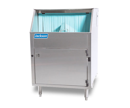 Delta 115 Jackson Wws Delta® 115 Glasswasher For Commercial Cleaning And Sanitizing Of Tablewares Features Composite Carousel Conveyor Prevents Chipping And Damage To Glassware - Efficient 1/10 Hp Wash Pump Motor
