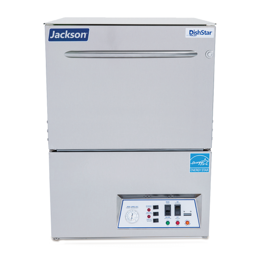 DishStar LT Jackson Wws Dishstar® Lt For Commercial Cleaning And Sanitizing Of Tablewares Fully Insulated Cabinet Provides A Cool Exterior, Quite Operation, And A Greater Energy Efficiency - Cleans 30 Racks Per Hour Using 1.16 Gallons Of Water