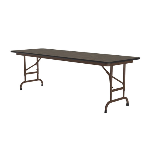CFAM Correll Inc. Econoline Melamine Folding Tables Adjustable Height for Heavy Duty Home, Office, School, Church, Food Service & Commercial Use with Melamine Top on 5/8” High Density Particle Board Core - Cube