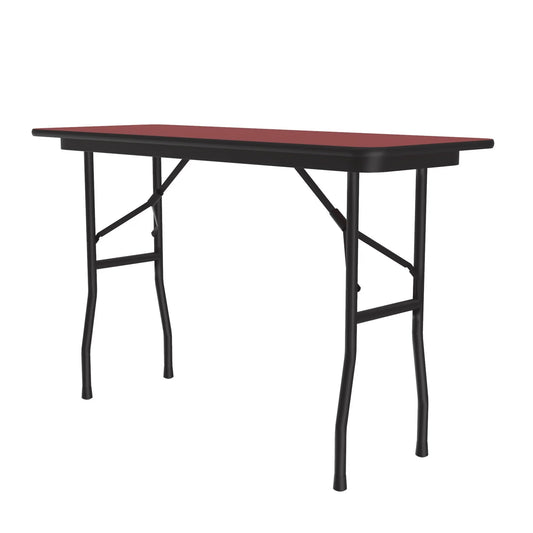CFPX Correll Inc. Commercial High-Pressure Folding Tables Standard Height High Intensity Colors for Heavy Duty Home, Office, School, Food Service & Commercial Use With Mar-Proof Plastic Foot Caps & Edge Molding - Cube