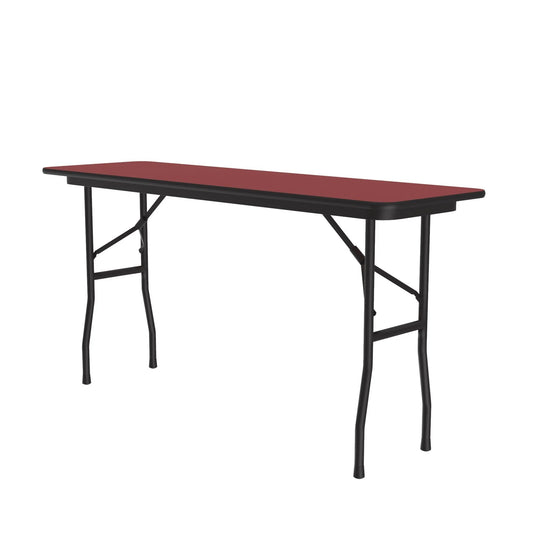 CFPX Correll Inc. Commercial High-Pressure Folding Tables Standard Height High Intensity Colors for Heavy Duty Home, Office, School, Food Service & Commercial Use With Mar-Proof Plastic Foot Caps & Edge Molding - Cube
