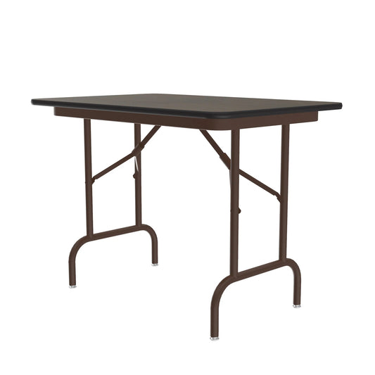 CF24TFK & TFTH Correll Inc. Folding Tables Fused Laminate Ideal for Multiple Application for Convenient 26 1/2” Keyboard Height with Nylon-Faced Leveling Glides Instead of Foot Caps - Cube